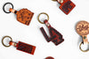 custom leather keychains by dekni creations