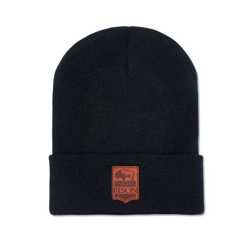 CP90 beanie with leather patch logo custom wholesale