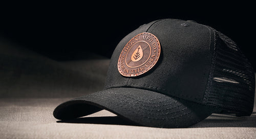 custom patch hats leather logo wholesale bulk