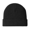 leather tag beanies