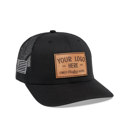 Custom Leather Patch Hats