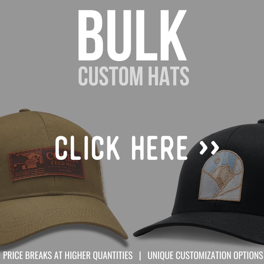 Bulk Leather Patch Hats & Embroidered Caps With Your Custom Logo