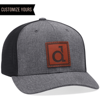 110M Custom Logo Hats Leather Patch Flexfit Hats Bulk