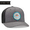 110m custom flexfit hats with patch logo customized logo