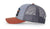 side of Richardson 112 Trucker Cap ready to customize with embroidered custom logo or back leather tag and back american flat patch by dekni creations