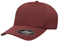 maroon custom logo flexfit 180 delta performance hats in bulk