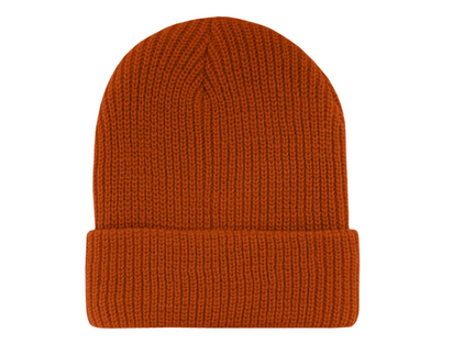 600 – Cuffed Beanie | Custom Beanies with Your Logo in Bulk-Burnt Orange-Dekni-Creations