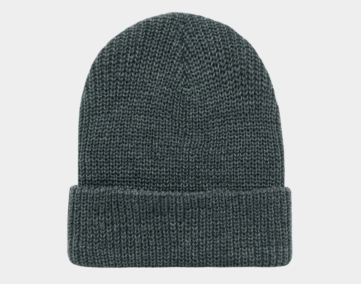 600 – Cuffed Beanie | Custom Beanies with Your Logo in Bulk-Heather Charcoal-Dekni-Creations