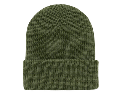 600 – Cuffed Beanie | Custom Beanies with Your Logo in Bulk-Olive-Dekni-Creations