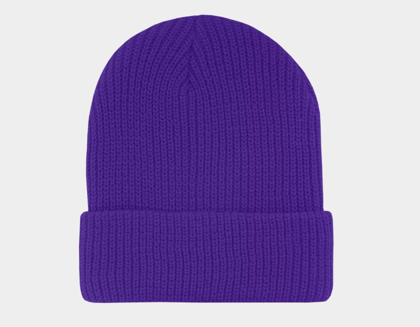 600 – Cuffed Beanie | Custom Beanies with Your Logo in Bulk-Purple-Dekni-Creations