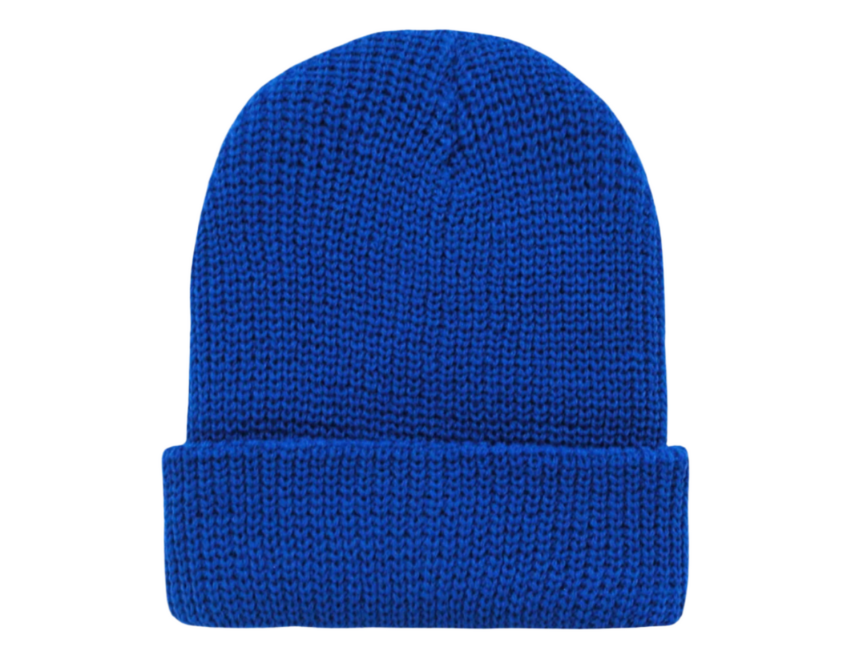600 – Cuffed Beanie | Custom Beanies with Your Logo in Bulk-Royal-Dekni-Creations