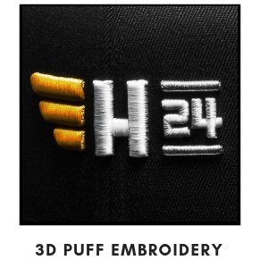 3D PUFF EMBROIDERY (6511(T) Flexfit® Fitted Trucker Mesh Cap)