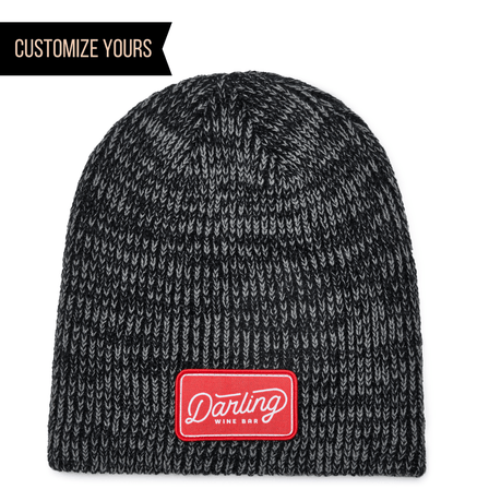 BA524 – Uncuffed Ribbed Marled Beanie | Custom Beanies with Your Logo in Bulk-Dekni-Creations