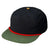 black biscuit loden red C55-N - (Unbranded) PINCH FRONT NYLON GRANDPA STRUCTURED SNAPBACK FLAT BILL HAT (Bulk Custom with Your Logo)