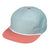 seafoam salmon white C55-N - (Unbranded) PINCH FRONT NYLON GRANDPA STRUCTURED SNAPBACK FLAT BILL HAT (Bulk Custom with Your Logo)