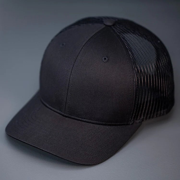 C12-CTM - Private Label (Unbranded) Trucker Snapback Hat (Bulk Custom with Your Logo)