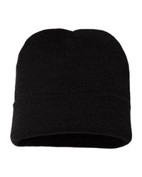 black maroon customized CAP AMERICA TKN24 made in usa beanie with custom logo of leather patch, woven tag, or embroidered patch in bulk