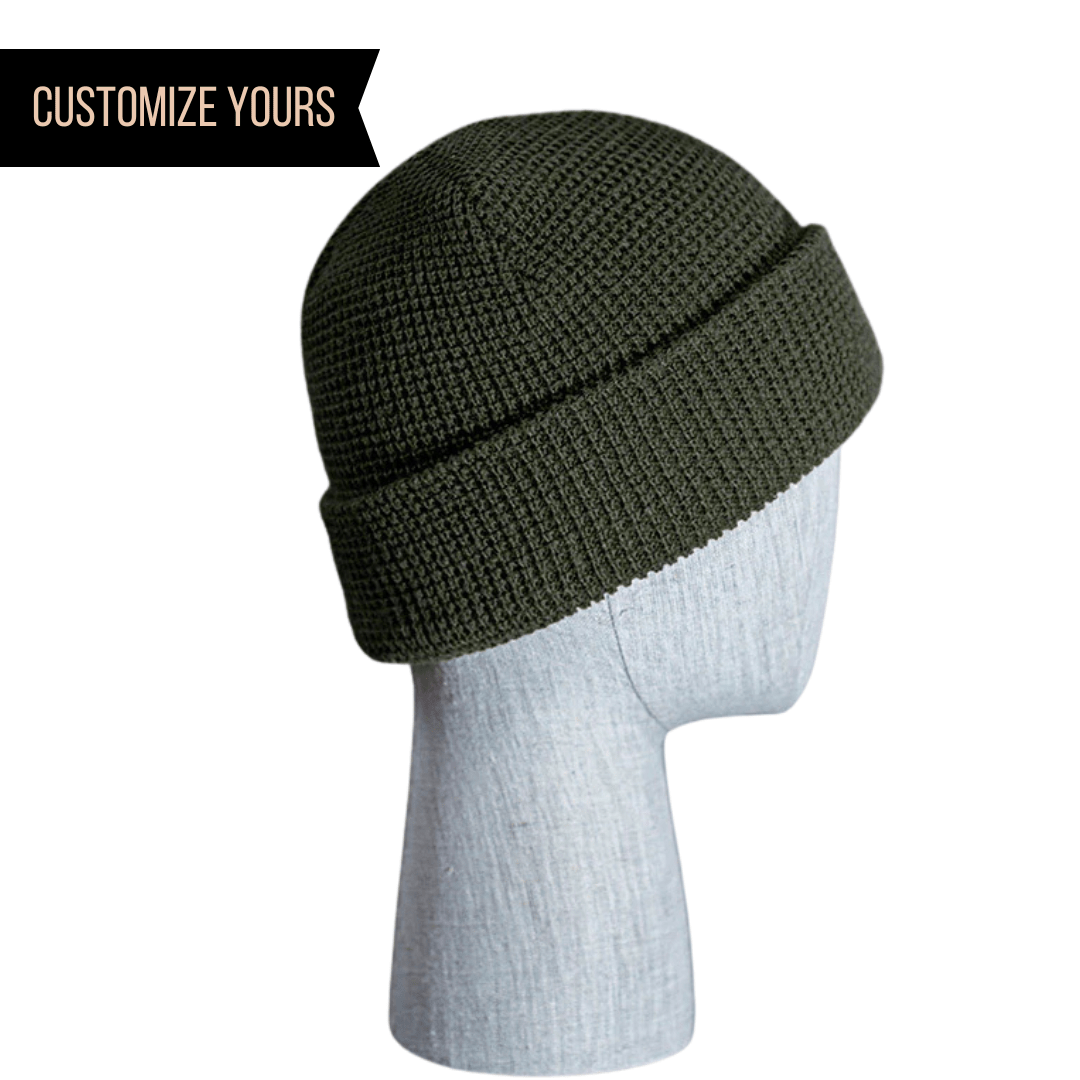 C05-A – Waffle Knit Beanie | Custom Beanies with Your Logo in Bulk-Loden-Dekni-Creations