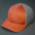 C12-CTM – Private Label Trucker Snapback Hat | Custom Hats with Your Logo in Bulk-Dark Orange/Aluminum-Dekni-Creations