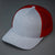 C12-CTM – Private Label Trucker Snapback Hat | Custom Hats with Your Logo in Bulk-Heather Grey/Berry-Dekni-Creations