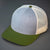 C12-CTM – Private Label Trucker Snapback Hat | Custom Hats with Your Logo in Bulk-Heather Grey/Birch/Army Olive-Dekni-Creations