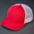 C12-CTM – Private Label Trucker Snapback Hat | Custom Hats with Your Logo in Bulk-Red/White-Dekni-Creations