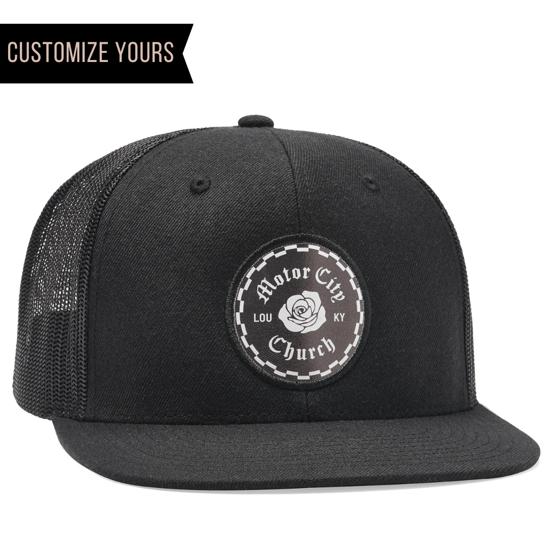 C52-WM – Wool Trucker Snapback Flat Bill Hat | Custom Hats with Your Logo in Bulk-Dekni-Creations