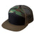 C58-CTM – 7-Panel Flat Bill Trucker Hat | Custom Hats with Your Logo in Bulk-Black/Camo/Loden-Dekni-Creations