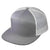 C58-CTM – 7-Panel Flat Bill Trucker Hat | Custom Hats with Your Logo in Bulk-Heather Grey/White-Dekni-Creations