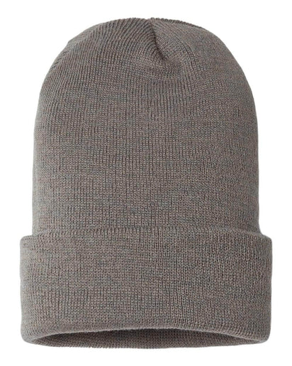 Cap America SKN24 – Made in USA Sustainable Recycled Beanie | Custom Beanies with Your Logo in Bulk-Grey-Dekni-Creations