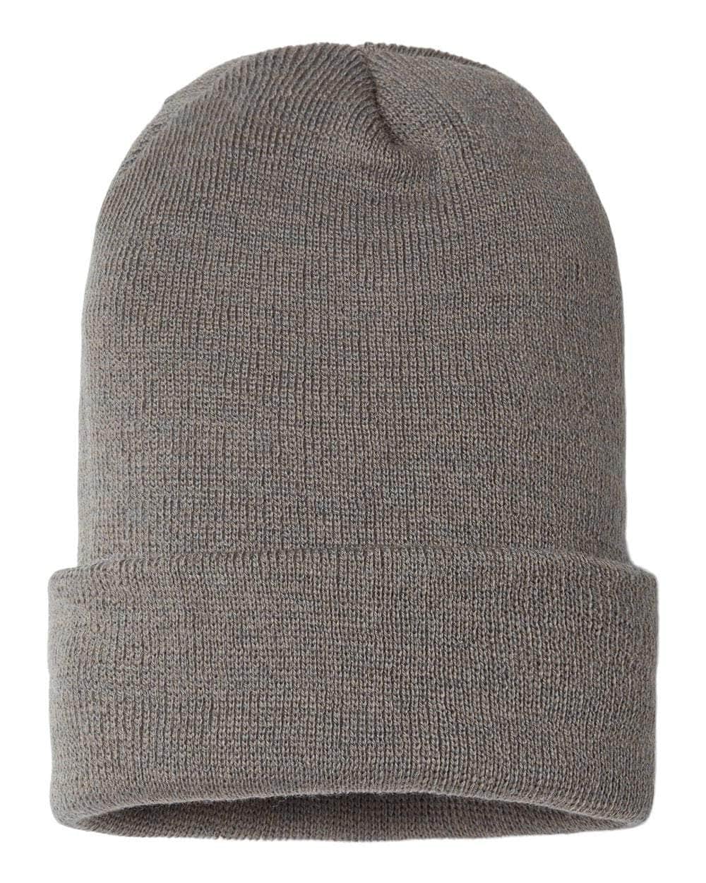 Cap America SKN24 – Made in USA Sustainable Recycled Beanie | Custom Beanies with Your Logo in Bulk-Grey-Dekni-Creations