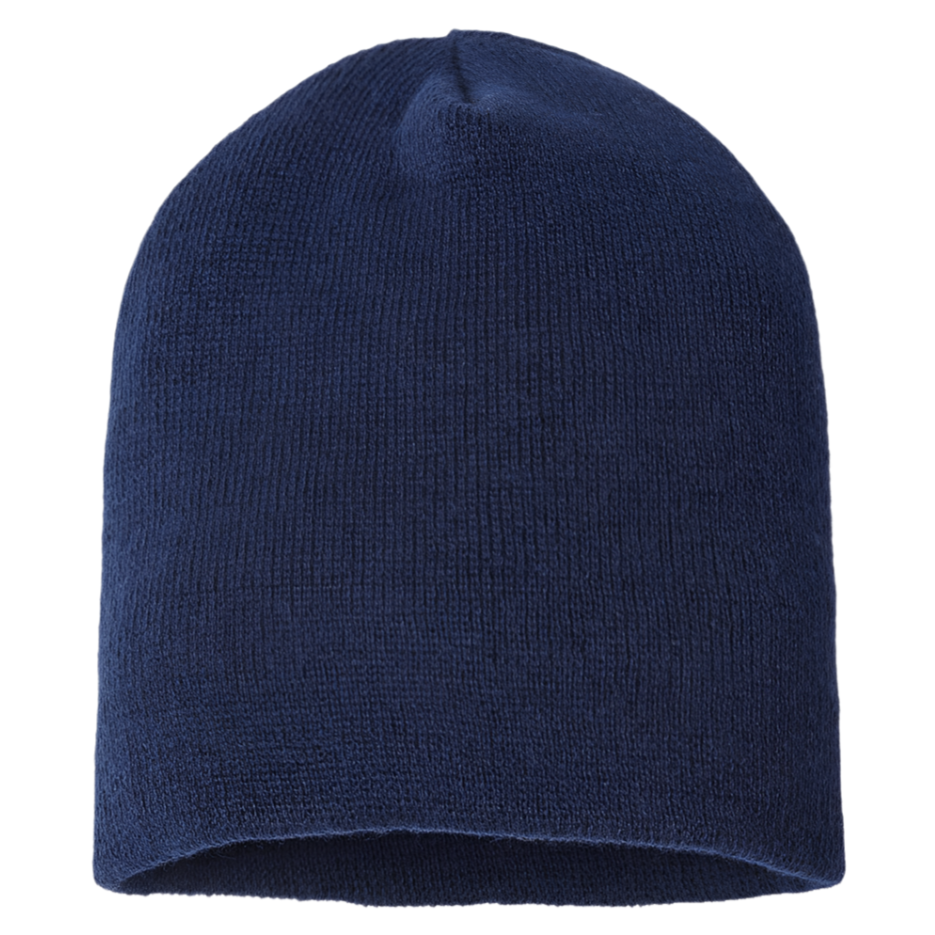 Cap America SKN28 – Made in USA Sustainable Recycled Beanie | Custom Beanies with Your Logo in Bulk-Navy-Dekni-Creations