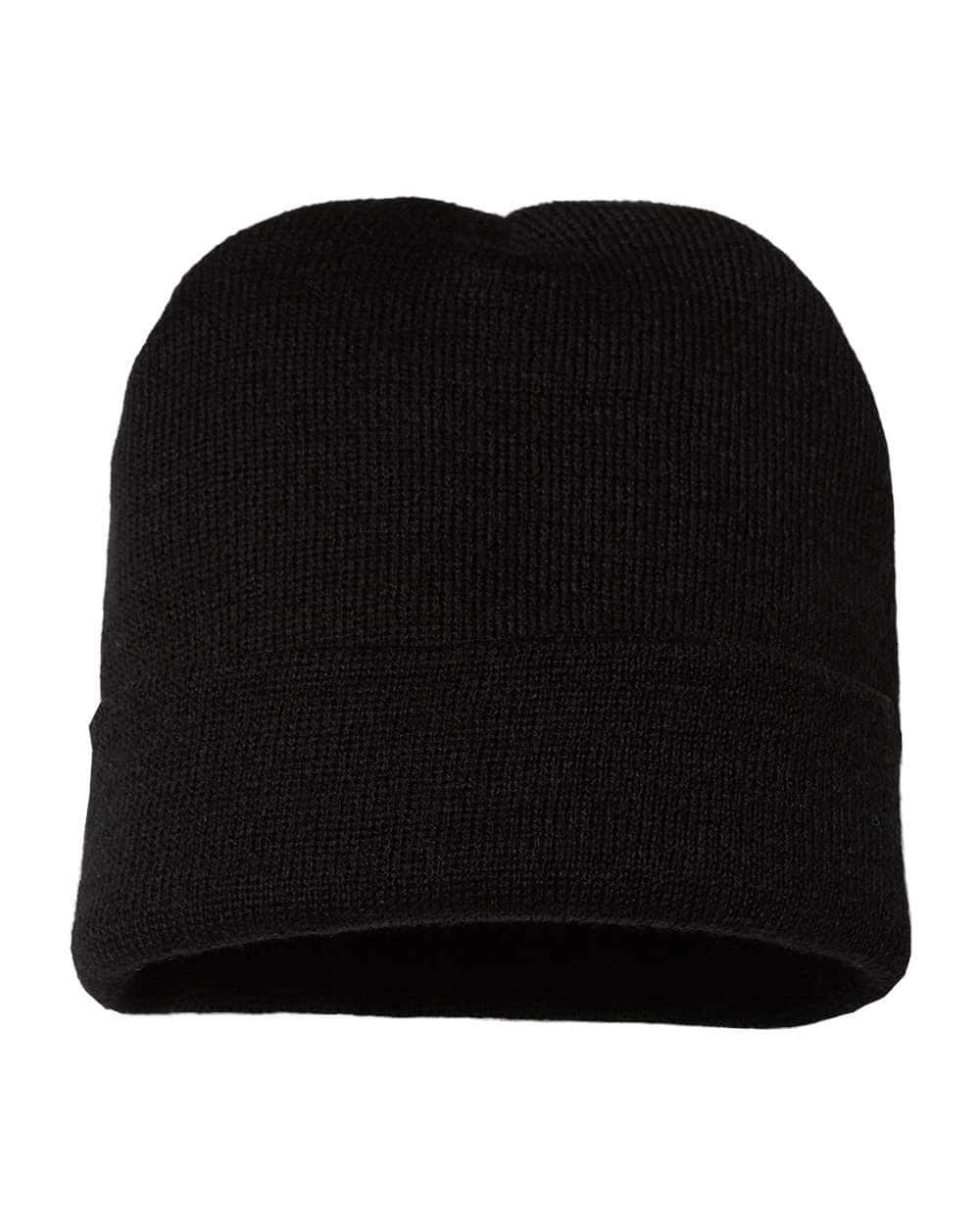 Cap America TKN24 – Made in USA Beanie | Custom Beanies with Your Logo in Bulk-Black-Dekni-Creations