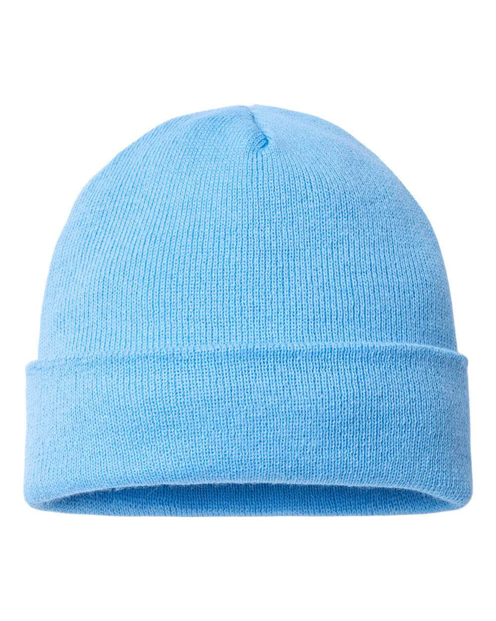 Cap America TKN24 – Made in USA Beanie | Custom Beanies with Your Logo in Bulk-Carolina Blue-Dekni-Creations