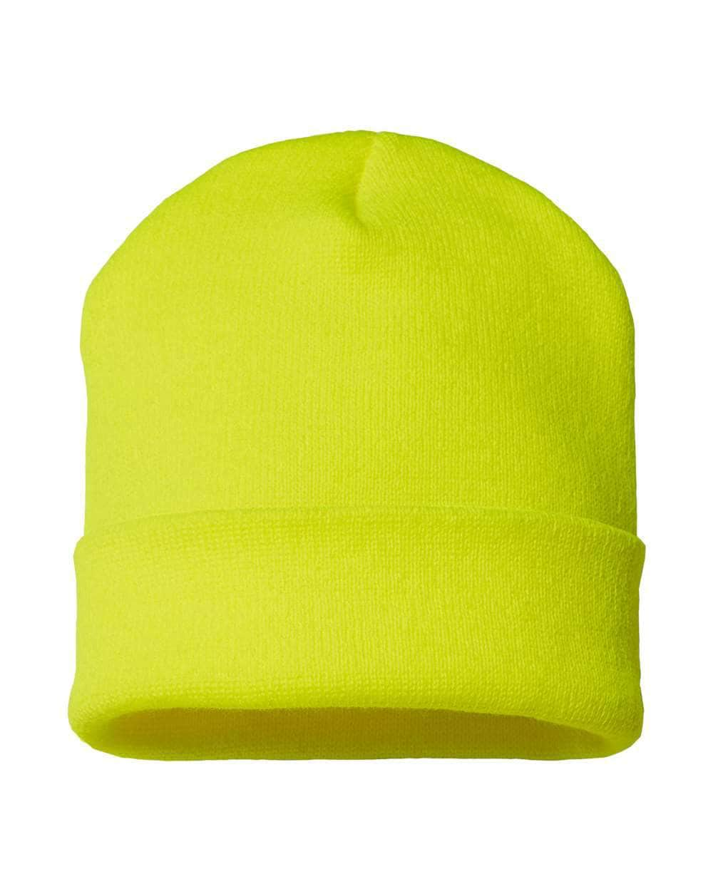 Cap America TKN24 – Made in USA Beanie | Custom Beanies with Your Logo in Bulk-Neon Yellow-Dekni-Creations