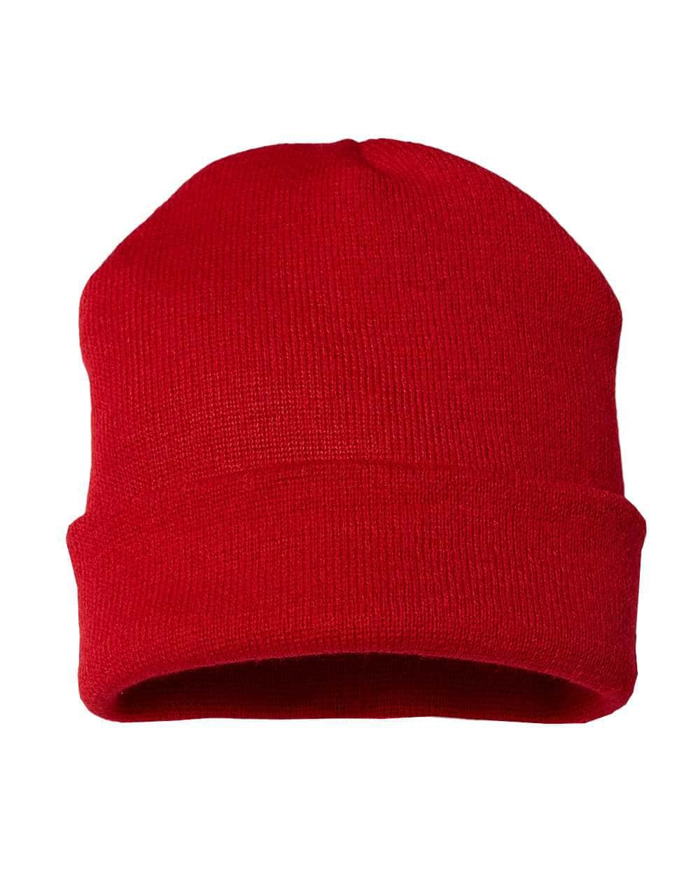 Cap America TKN24 – Made in USA Beanie | Custom Beanies with Your Logo in Bulk-True Red-Dekni-Creations