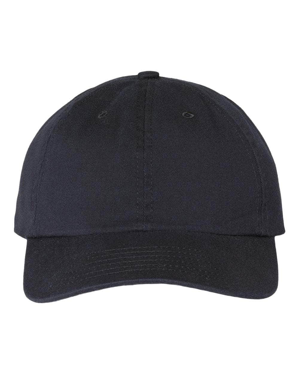 black 100% made in usa dad hat baseball cap customized with your logo in bulk with leather patch and embroidery