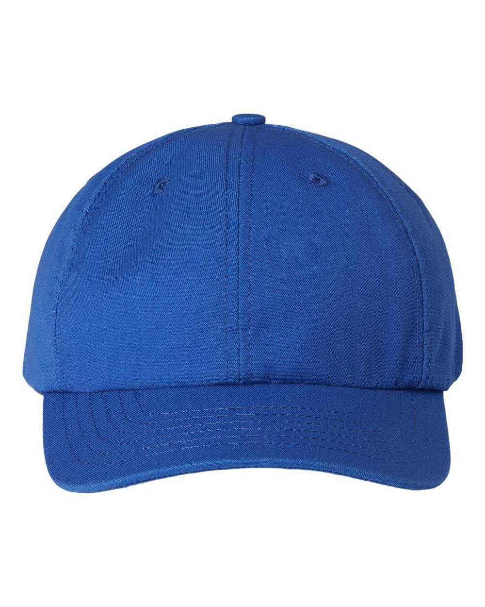 royal 100% made in usa dad hat baseball cap customized with your logo in bulk with leather patch and embroidery