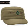 Custom embroidered EC7010 Sustainable Econscious Organic Cotton miltary twill corps hats with your logo bulk