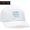Customized Embroidery Logo White Richardson 254RE sustainable 100% recycled polyester dad hat