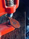 quality leather hand pressed by an arbor press to last you a lifetime by dekni creations