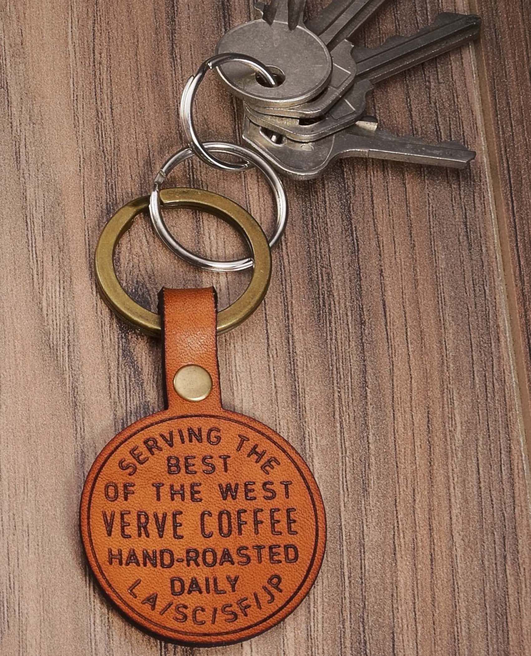 Local Designs Keychains Custom Leather Keychains with Your Logo | Made in the USA - Dekni ...