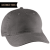 charcoal EC7087 Econscious 100% Organic Cotton 5-Panel Unstructured Baseball Dad Hat Bulk Custom with Your Logo on leather patch or embroidery