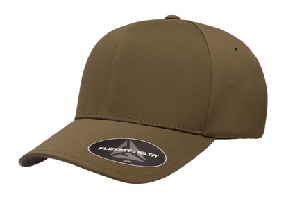 Flexfit Delta 180 – Seamless Performance Water-Repellent Hat | Custom Hats with Your Logo in Bulk-Olive-Dekni-Creations
