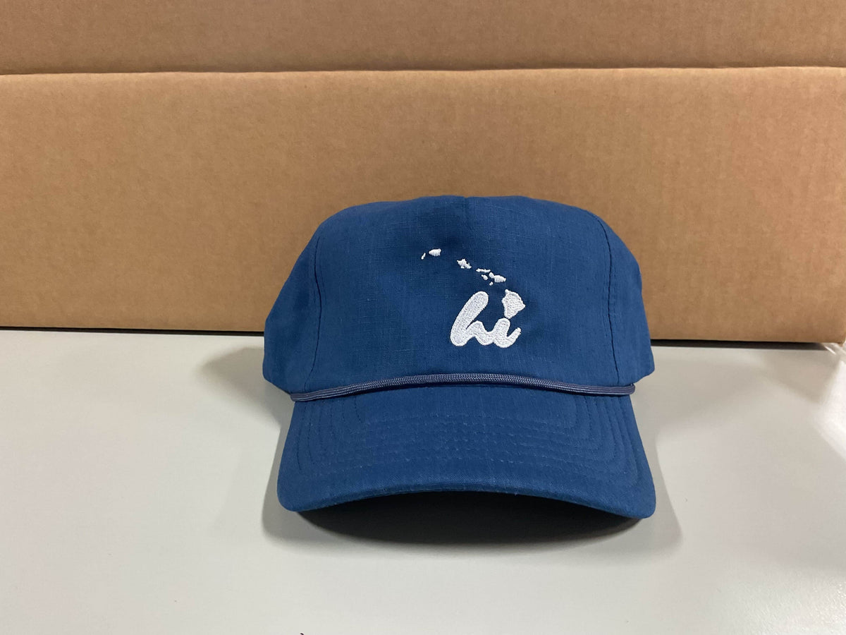 hi Hawaii Rope Hat – Hemp & Organic Cotton Unstructured Rope Cap (Wholesale)