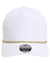 Imperial 5054 Wrightson – Sustainable Recycled Rope Hat | Custom Hats with Your Logo in Bulk-White/Metallic Gold-Dekni-Creations