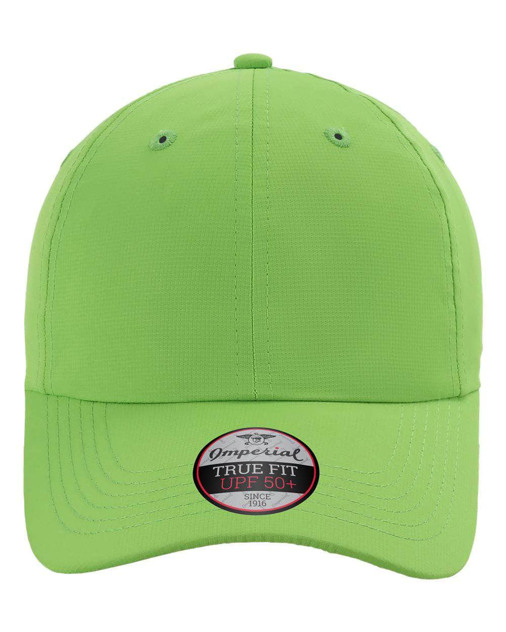 Imperial X210P – Sustainable 100% Recycled Performance Dad Hat with UPF 50 | Custom Hats with Your Logo in Bulk-Lime-Dekni-Creations