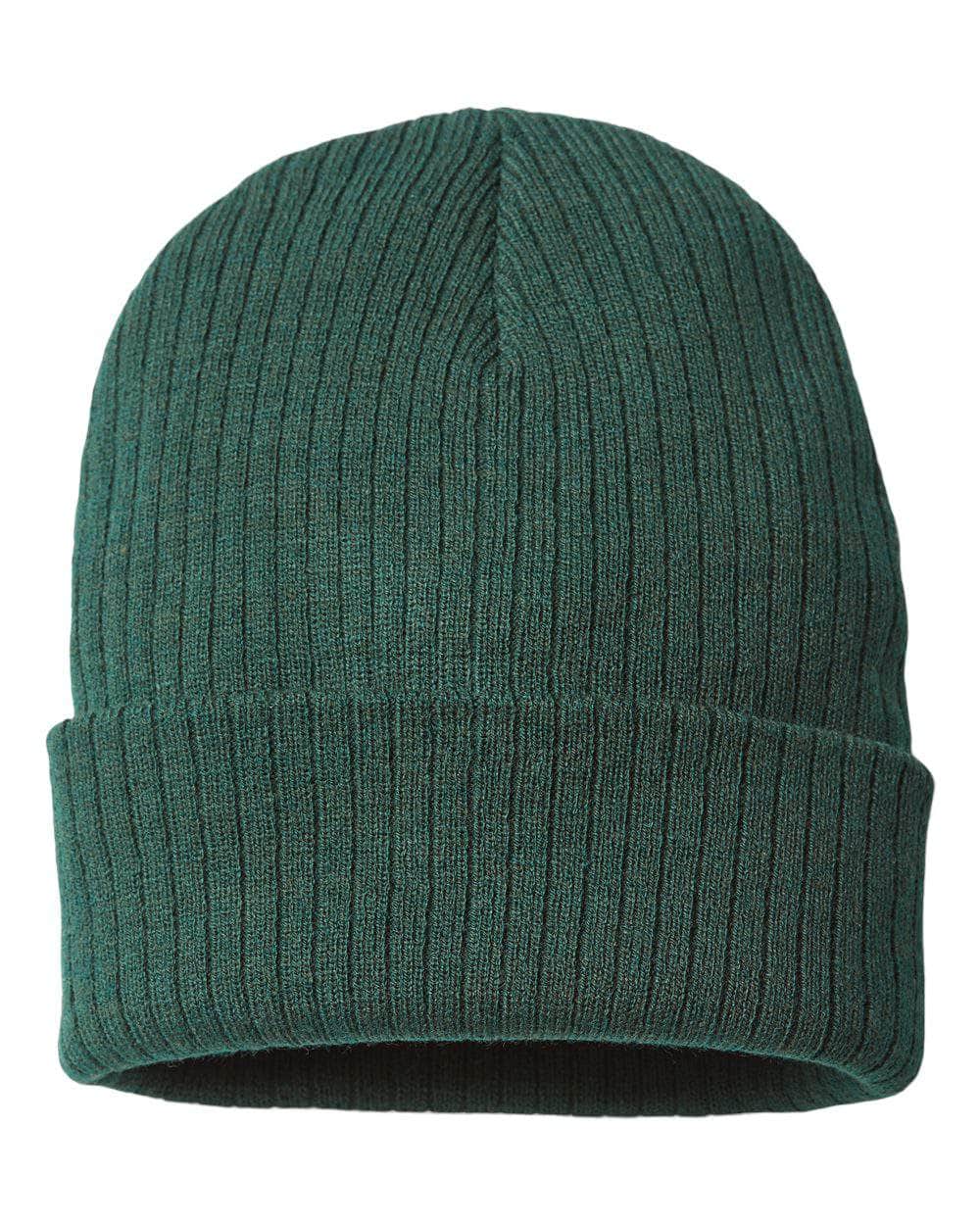 RIO – Sustainable Recycled Rib Knit Beanie | Custom Beanies with Your Logo in Bulk-Green Bottle-Dekni-Creations