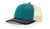 Richardson 112 – Trucker Hat | Custom Hats with Your Logo in Bulk-Blue Teal/Birch/Navy-Dekni-Creations