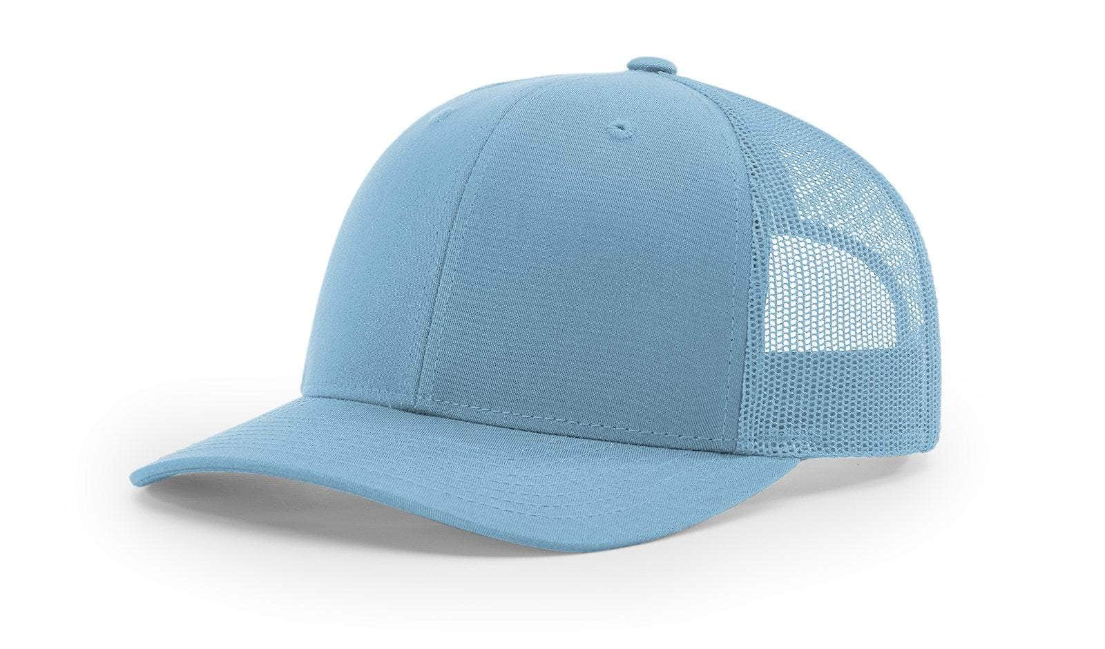 Richardson 112 – Trucker Hat | Custom Hats with Your Logo in Bulk-Columbia Blue-Dekni-Creations